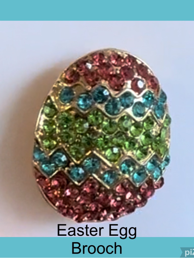 Nwt ~ Easter Egg Brooch